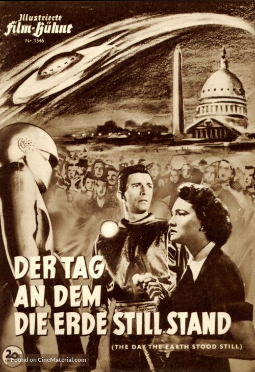 The Day the Earth Stood Still - German poster