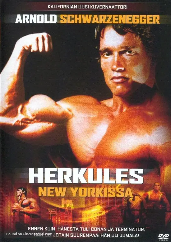 Hercules In New York - Finnish DVD movie cover