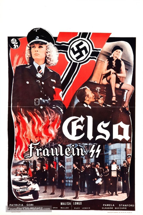 Elsa Fr&auml;ulein SS - Belgian Movie Poster