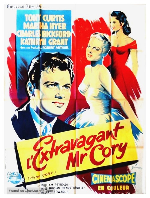 Mister Cory - French Movie Poster