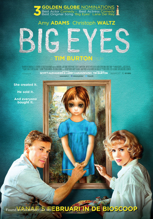 Big Eyes - Dutch Movie Poster