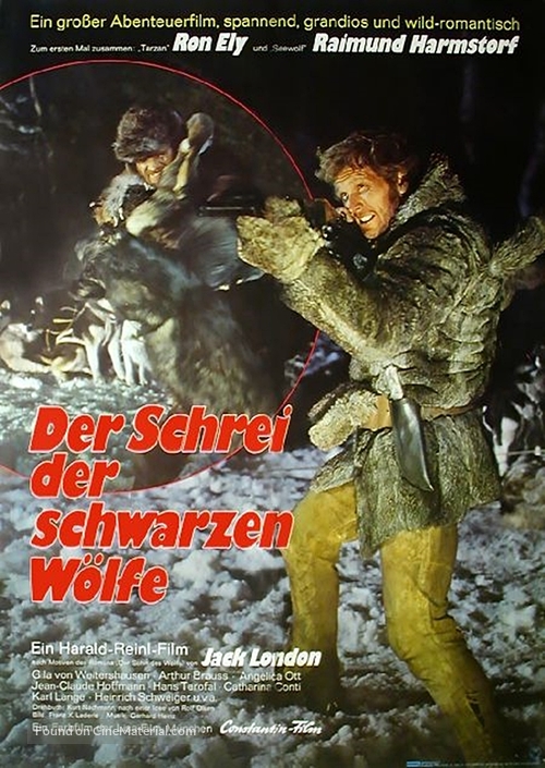 Der Schrei der schwarzen W&ouml;lfe - German Movie Poster