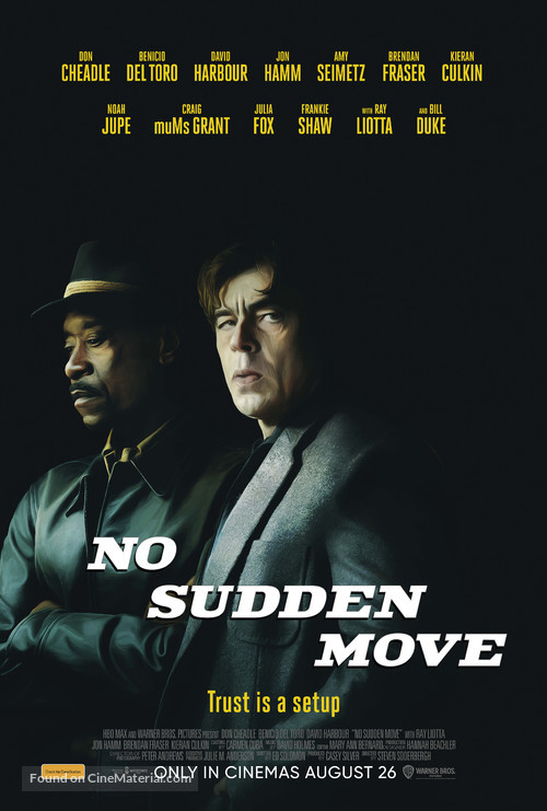 No Sudden Move - Australian Movie Poster