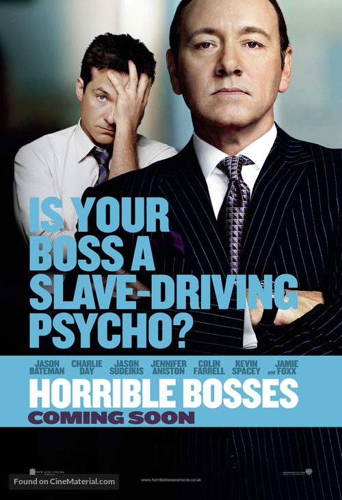 Horrible Bosses - British Movie Poster