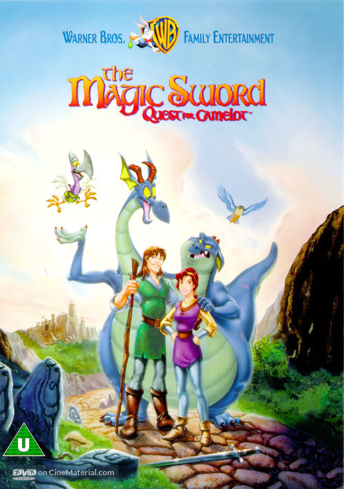 Quest for Camelot - British DVD movie cover
