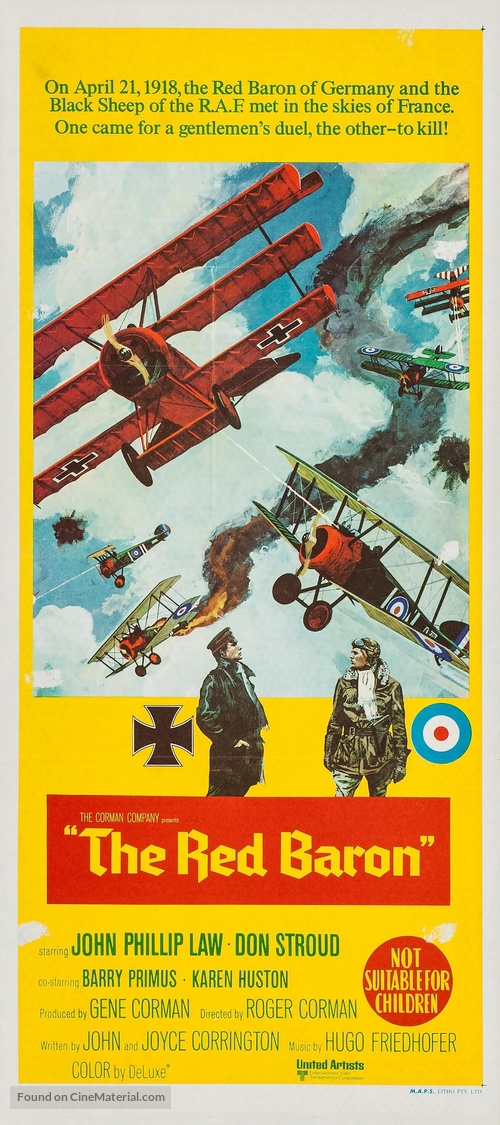 Von Richthofen and Brown - Australian Movie Poster