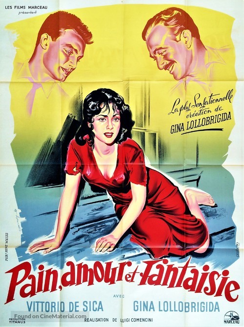 Pane, amore e fantasia - French Movie Poster