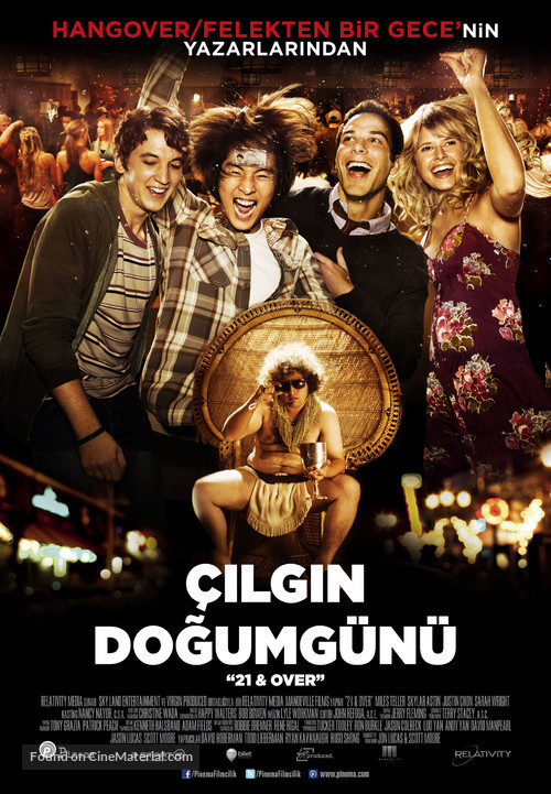 21 and Over - Turkish Movie Poster