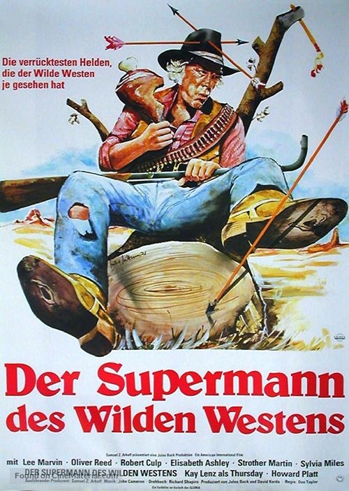 The Great Scout &amp; Cathouse Thursday - German Movie Poster