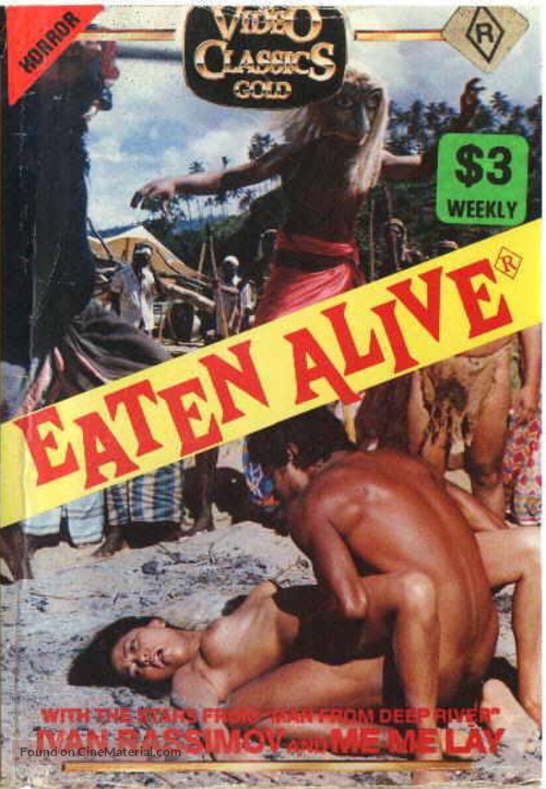 Mangiati vivi! - Australian VHS movie cover