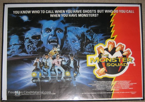 The Monster Squad - British Movie Poster
