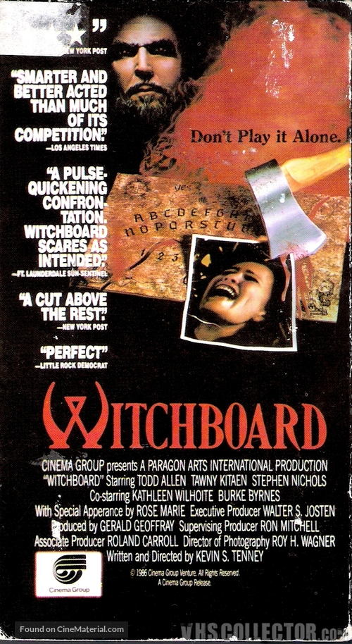 Witchboard - Movie Cover