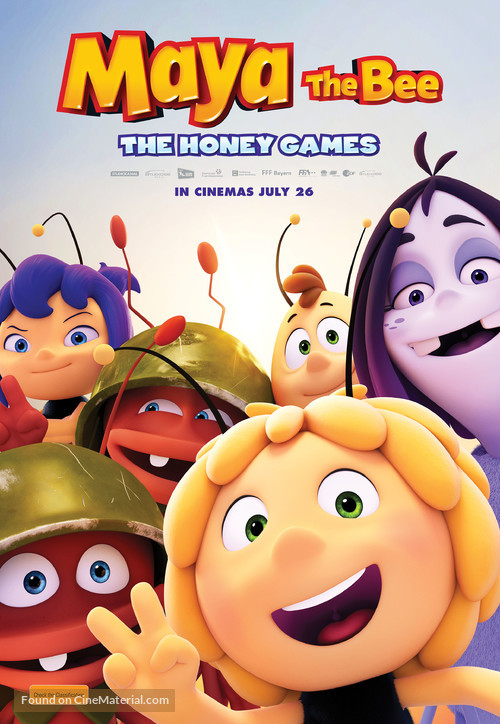 Maya the Bee: The Honey Games - Australian Movie Poster