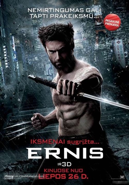 The Wolverine - Lithuanian Movie Poster