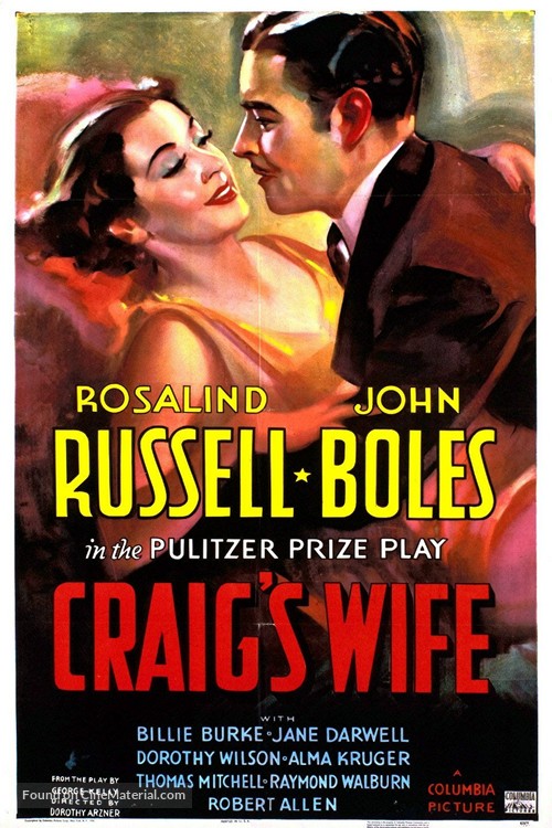 Craigs Wife (1936) movie poster Xxx Pic Hd