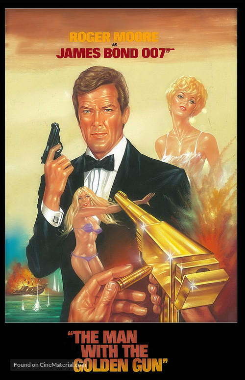The Man With The Golden Gun - Turkish Movie Cover