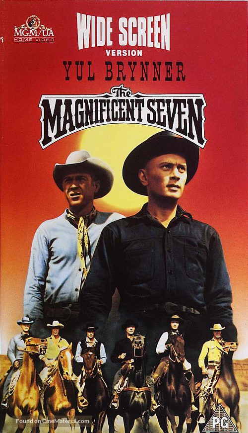 The Magnificent Seven - Dutch VHS movie cover
