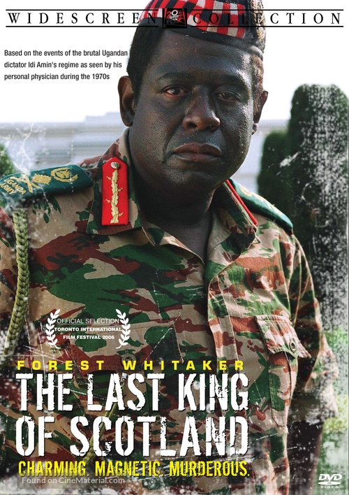 The Last King of Scotland - Swedish DVD movie cover