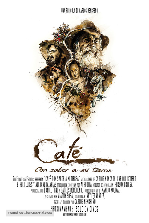 Caf&eacute; con Sabor a mi Tierra - Panamanian Movie Poster