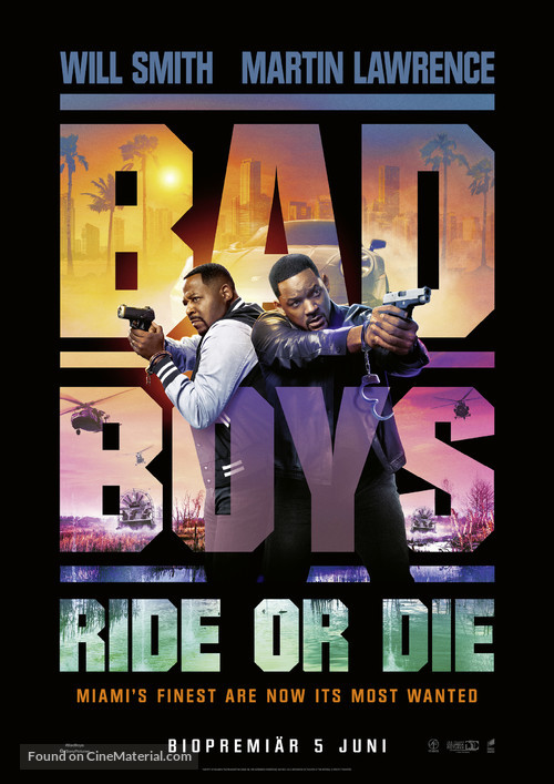 Bad Boys: Ride or Die - Swedish Movie Poster