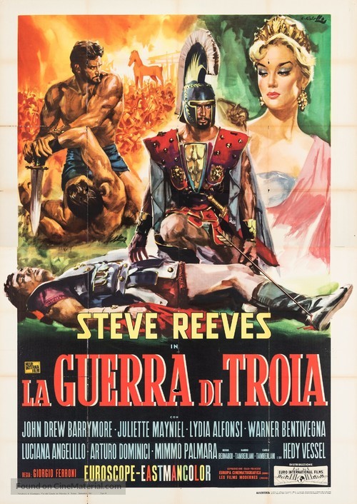 La guerra di Troia - Italian Movie Poster