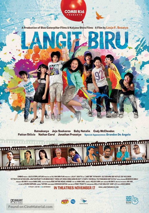 Langit biru - Indonesian Movie Poster