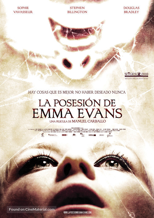 La posesi&oacute;n de Emma Evans - Spanish Movie Poster