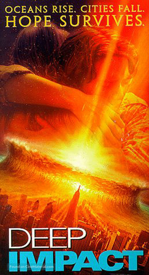 Deep Impact - VHS movie cover