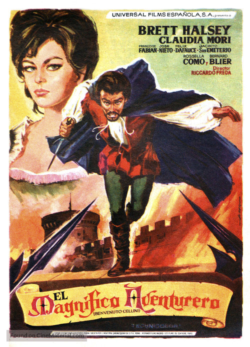 Il magnifico avventuriero - Spanish Movie Poster