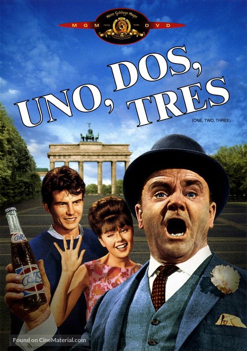 One, Two, Three - Spanish DVD movie cover