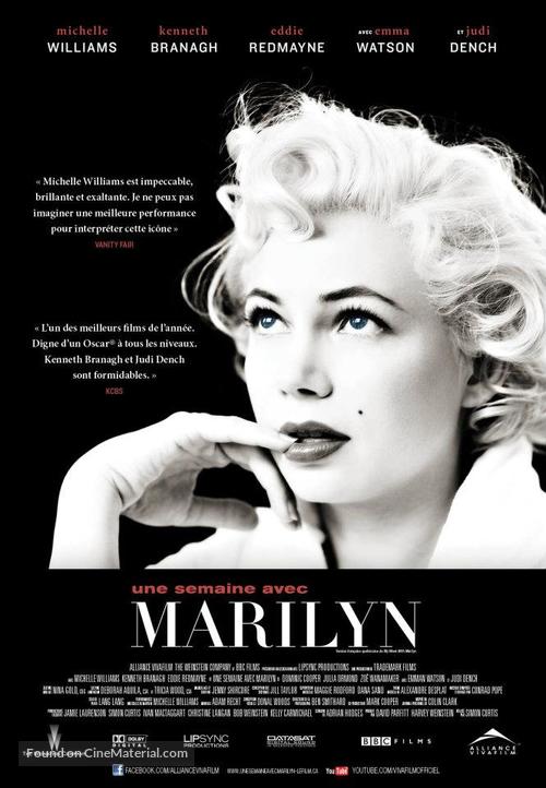 My Week with Marilyn - Canadian Movie Poster