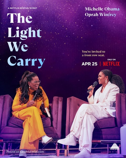 The Light We Carry: Michelle Obama and Oprah Winfrey - Movie Poster