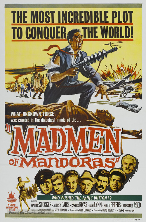 The Madmen of Mandoras - Movie Poster