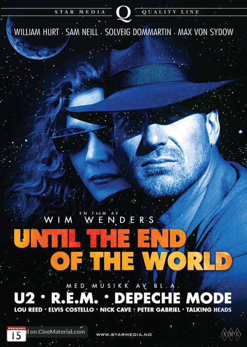 Bis ans Ende der Welt - Norwegian DVD movie cover
