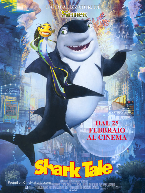 Shark Tale - Italian Movie Poster