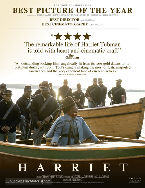 Harriet - For your consideration movie poster