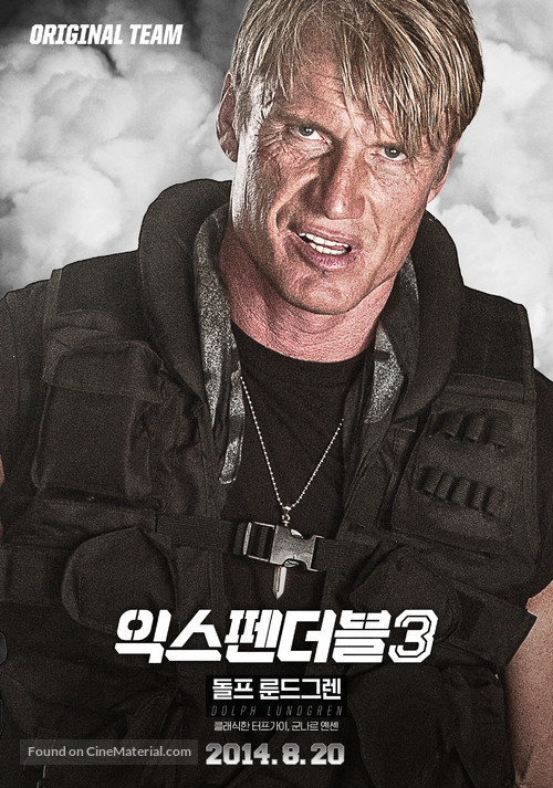 The Expendables 3 - South Korean Movie Poster