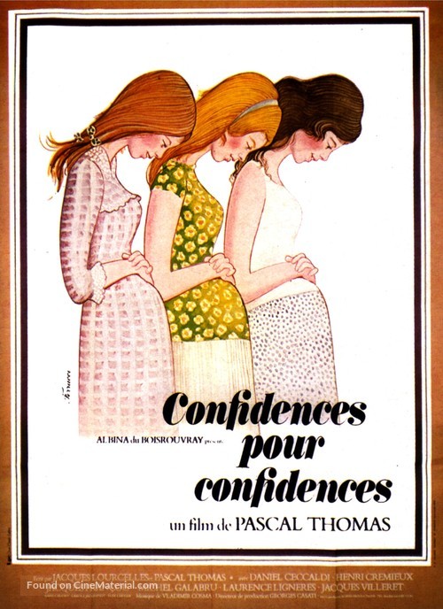 Confidences pour confidences - French Movie Poster