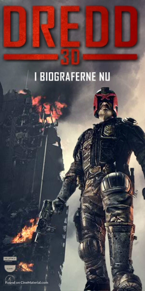 Dredd - Danish Movie Poster