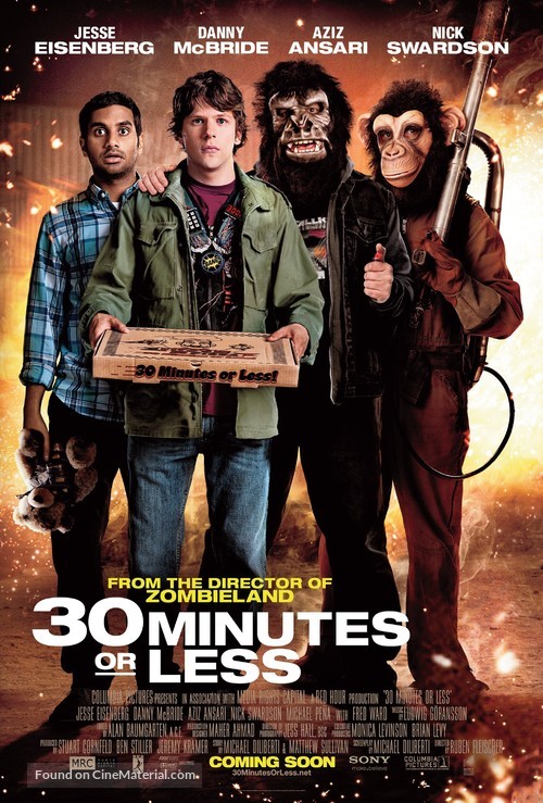 30 Minutes or Less - Movie Poster