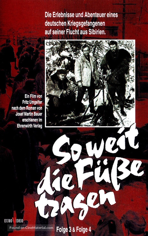 So weit die F&uuml;&szlig;e tragen - German VHS movie cover