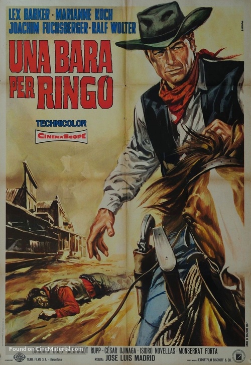 La balada de Johnny Ringo - Italian Movie Poster