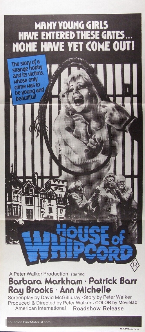 House of Whipcord - Australian Movie Poster