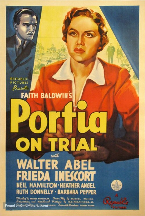 Portia on Trial - Movie Poster