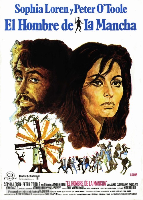 Man of La Mancha - Spanish Movie Poster