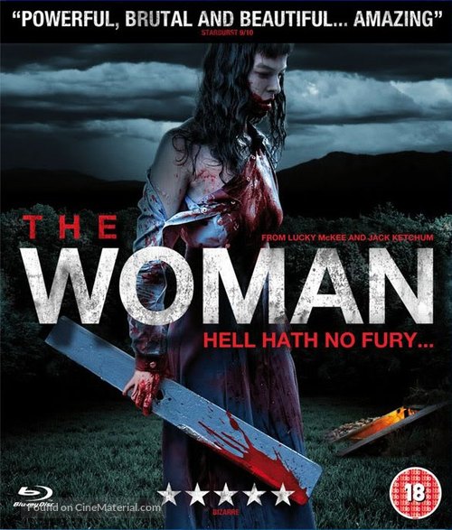 The Woman - British Blu-Ray movie cover