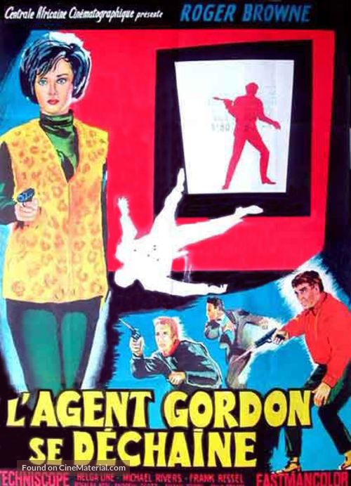 Password: Uccidete agente Gordon - French Movie Poster