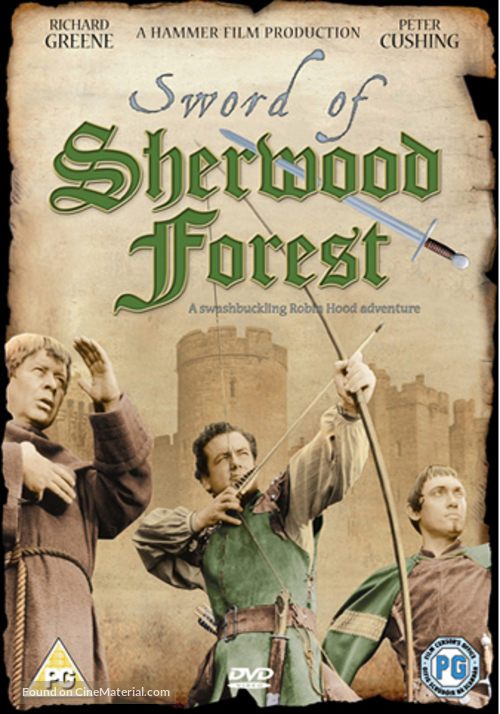 Sword of Sherwood Forest - British Movie Cover