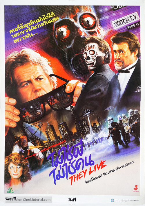 They Live - Thai Movie Poster