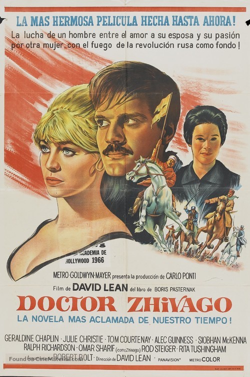Doctor Zhivago - Argentinian Movie Poster